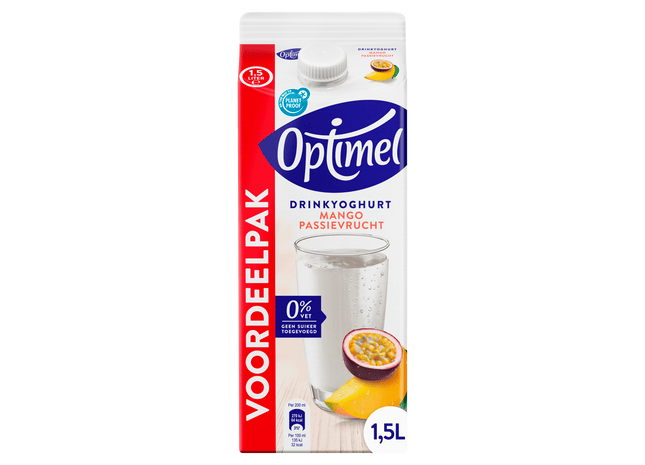 Optimel Drink Mango/Passie 0% vet
