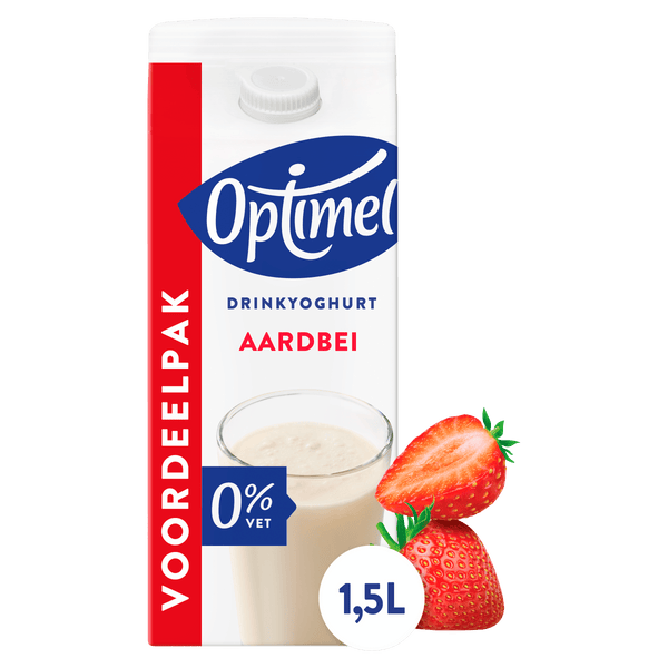 Optimel Drink strawberry 0% fat