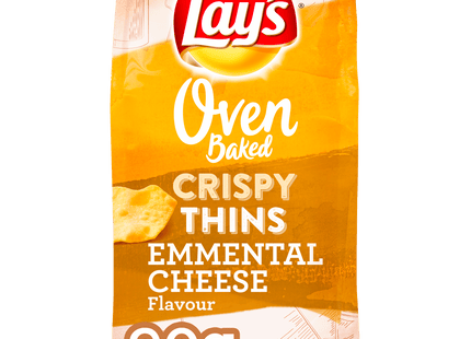 Lays Oven Oven crispy thins emmentaler cheese