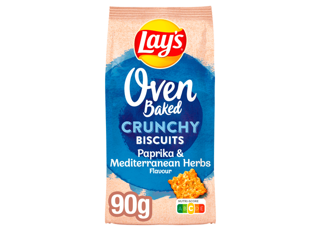 Lays Oven Baked Crunchy Biscuit Paprika & M