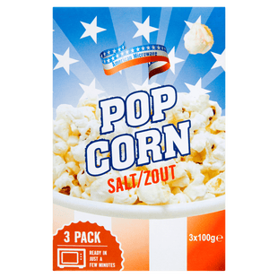 American Popcorn mgnetron zout 3-pack