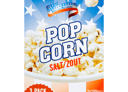 American Popcorn mgnetron zout 3-pack