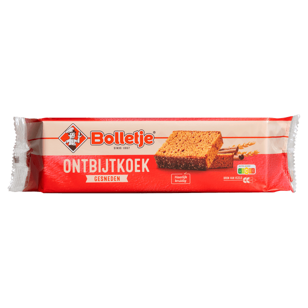 Bolletje Frühstückskuchen natur geschnitten