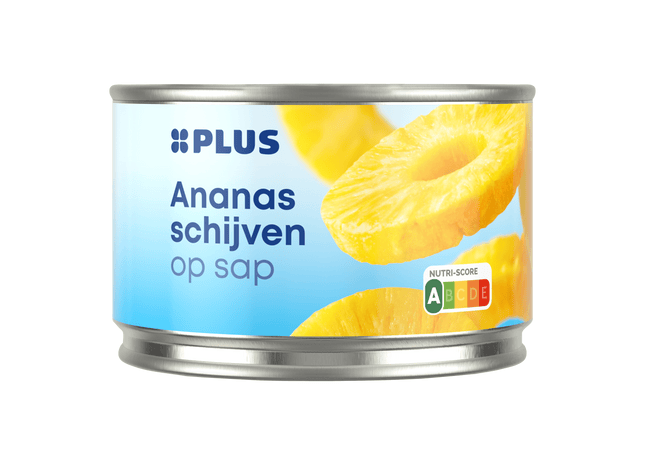 Ananas schijven op sap