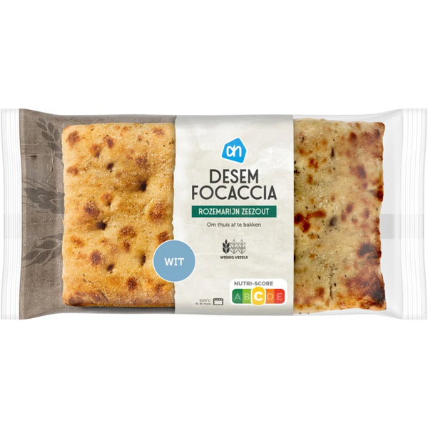 Desem focaccia rozemarijn zeezout