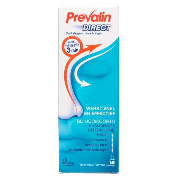 Prevalin Neusspray Direct bij Allergenen