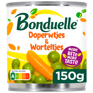 Bonduelle Doperwtjes en worteltjes