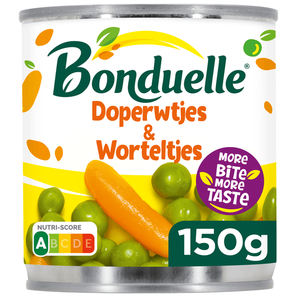 Bonduelle Doperwtjes en worteltjes