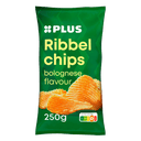 Ridged chips bolognese