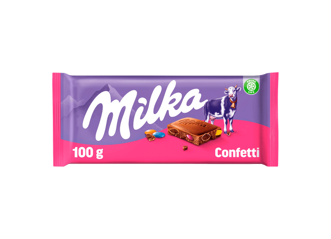 Milka Chocoladereep Confetti