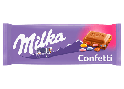 Milka Chocolate bar confetti