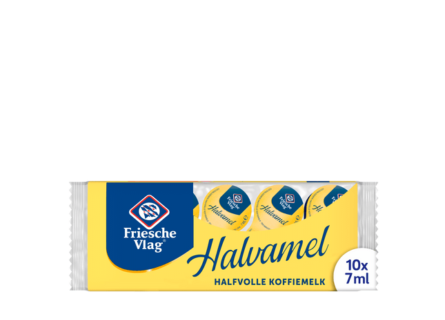 Friesche Vlag Halvamel Koffiemelk cups