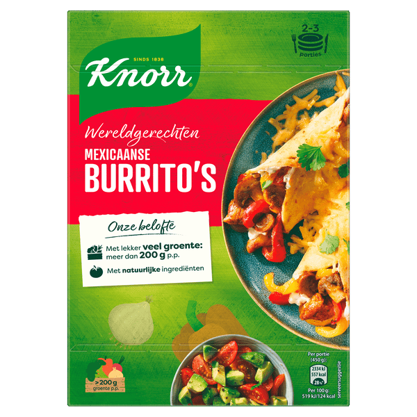 Knorr World Dish Burritos