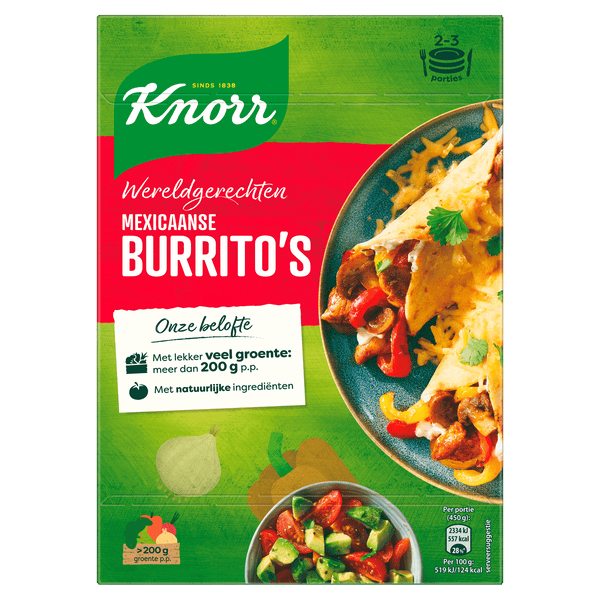 Knorr Weltgericht Burritos