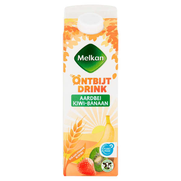 Melkan Drinkontbijt fruit aardbei-kiwi-banaan