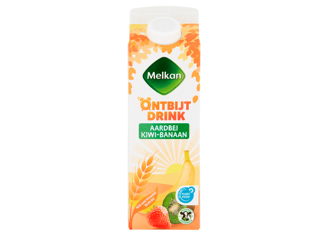 Melkan Drinkontbijt fruit aardbei-kiwi-banaan
