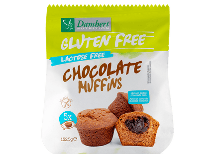 Damhert glutenvrije chocolade muffins