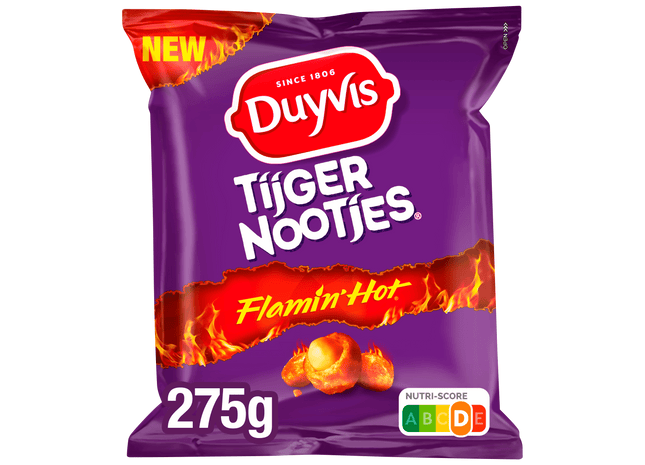 Duyvis Tijgernootjes Flamin' Hot