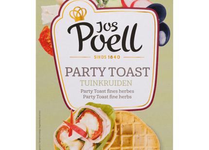 Jos Poell Party Toast Tuinkruiden