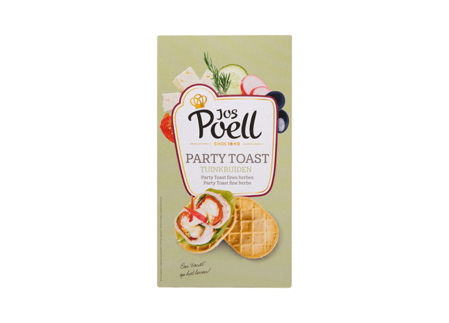 Jos Poell Party Toast Tuinkruiden