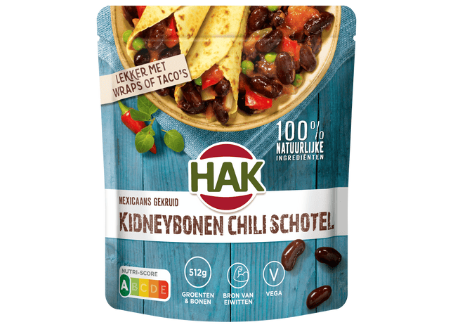 Hak Kidneybonen chili schotel