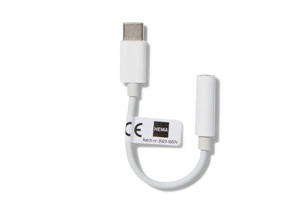 USB-C naar 3.5mm jack adapter