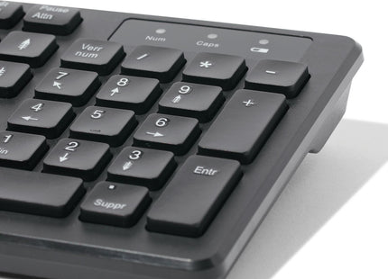 azerty keyboard wireless black