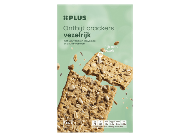 Ontbijtcrackers Vezelrijk