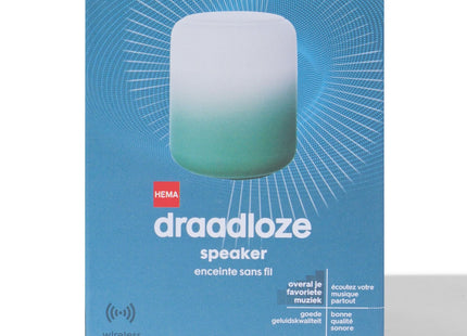 wireless speaker white/green