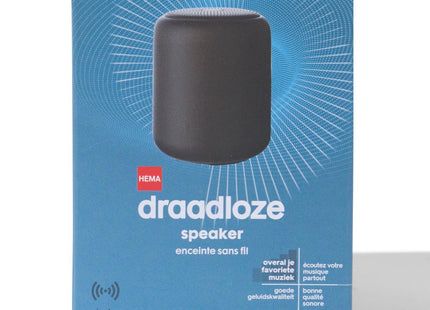 draadloze speaker zwart