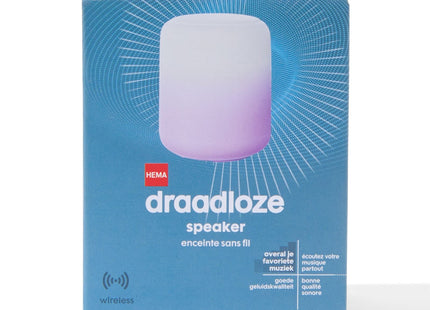 draadloze speaker wit/roze