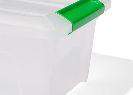storage box with lid Rome 5L 28x19.5x14cm green