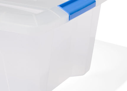 storage box with lid Rome 15L 39.5x29x18.5cm blue