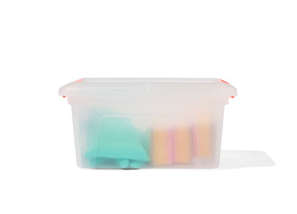 storage box with lid Rome 5L 28x19.5x14cm orange