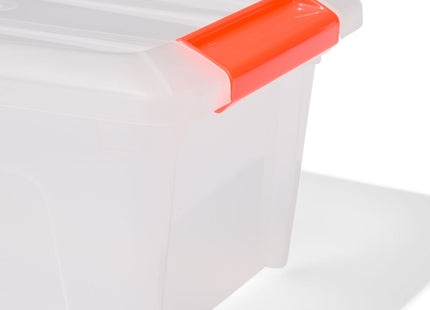 storage box with lid Rome 5L 28x19.5x14cm orange