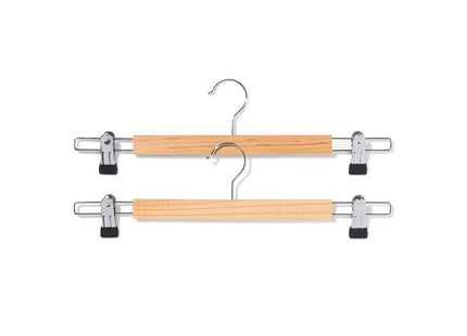trouser hangers wood - 2 pcs