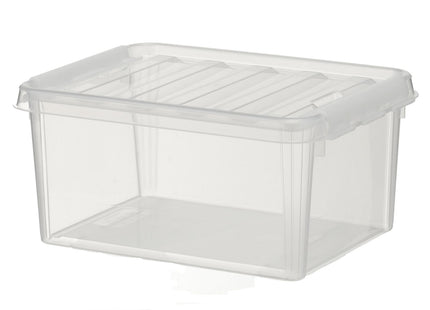 opbergbox 8L Brussels transparant 34x25x16