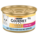 Gourmet Gold Luxe mix kattenvoer nat zeevis  Dutchshopper