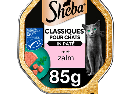 Sheba Classics Paté Zalm Kattenvoer