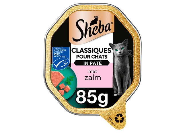 Sheba Classics Pate Lachs Katzenfutter