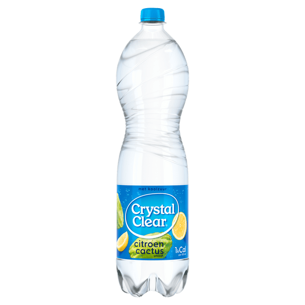 Crystal Clear Sparkling cactus lemon  Dutchshopper