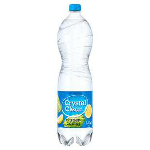 Crystal Clear Sparkling cactus lemon  Dutchshopper