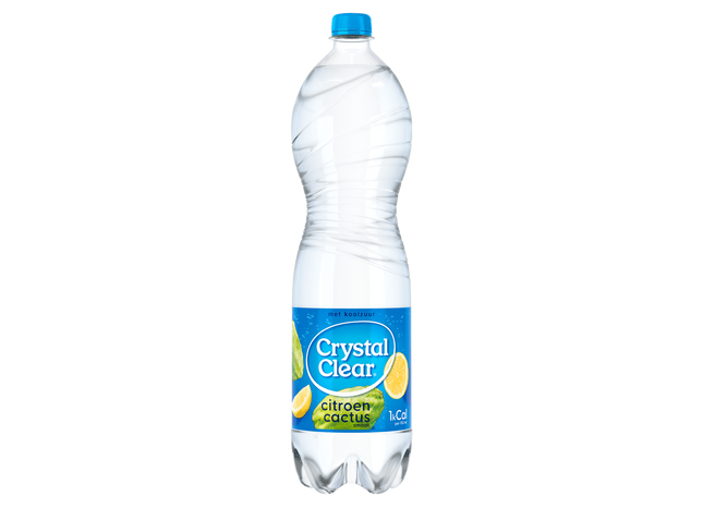 Crystal Clear Sparkling cactus lemon  Dutchshopper