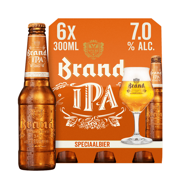 Brand IPA bier fles