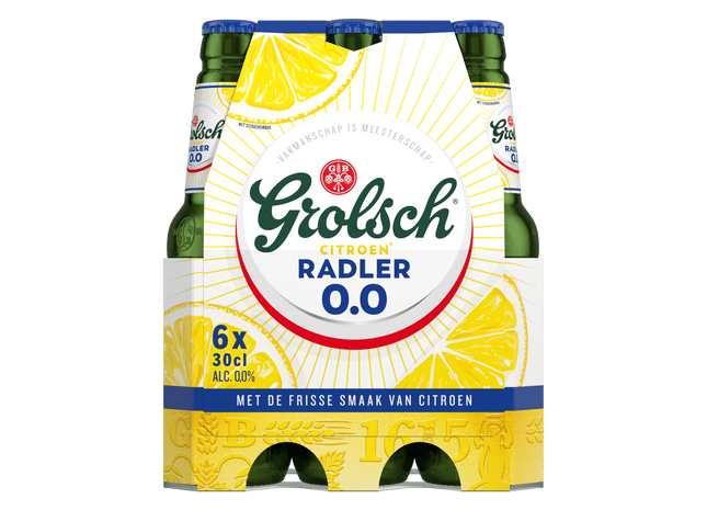 Grolsch Radler citroen 0.0
