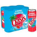 Oasis Aardbei framboos 6-pack