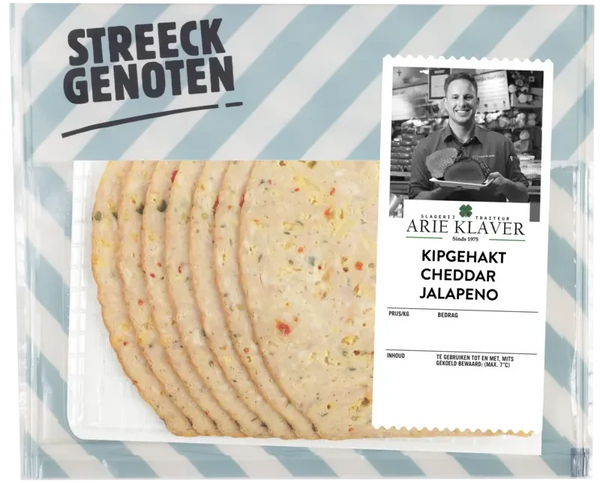 Streeckgenoten Kipgehakt cheddar jalapeno