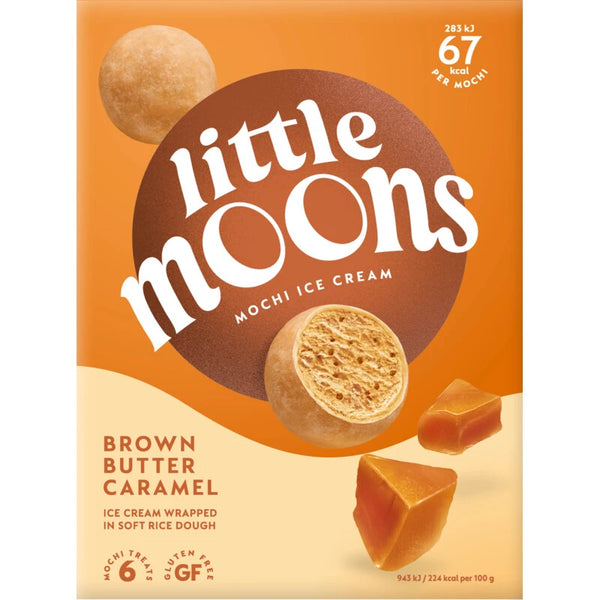 Little Moons Mochi-Eis Brown-Butter-Karamell