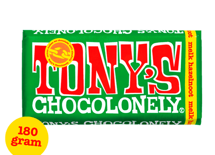 Tony's Chocolonely Chocolate bar Milk hazelnut Fairtrade