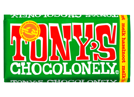 Tony's Chocolonely Chocolate bar Milk hazelnut Fairtrade